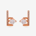 Cubby Stylish Zircon Rose Gold Earring