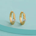 Cubby Stylish Gold Zircon Earring