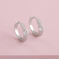 Cubby Stylish White Zircon Earring