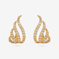 Cubby Designer Gold Zircon Earring